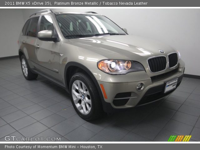 2011 BMW X5 xDrive 35i in Platinum Bronze Metallic
