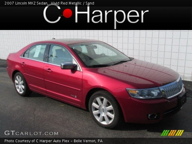 2007 Lincoln MKZ Sedan in Vivid Red Metallic