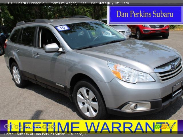 2010 Subaru Outback 2.5i Premium Wagon in Steel Silver Metallic