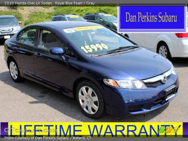 2010 Honda Civic LX Sedan in Royal Blue Pearl