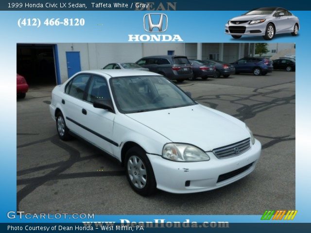 1999 Honda Civic LX Sedan in Taffeta White