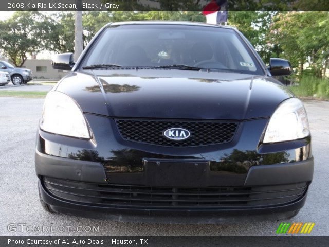 2008 Kia Rio LX Sedan in Black