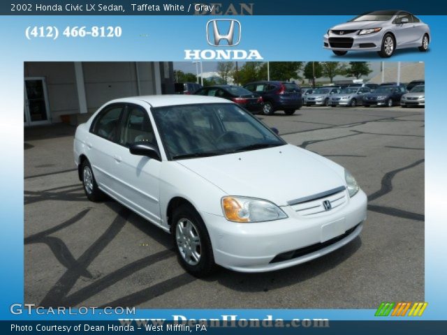 2002 Honda Civic LX Sedan in Taffeta White