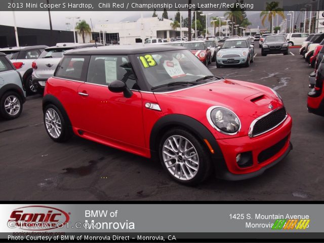 2013 Mini Cooper S Hardtop in Chili Red