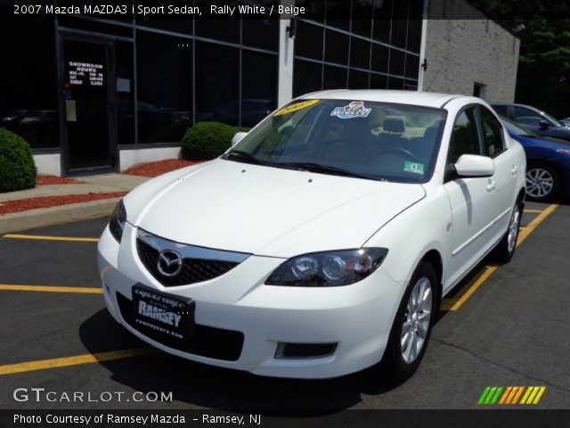 2007 Mazda MAZDA3 i Sport Sedan in Rally White