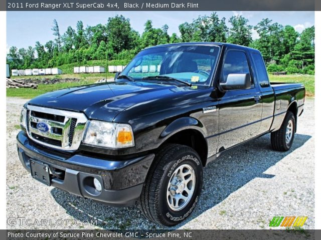 2011 Ford Ranger XLT SuperCab 4x4 in Black