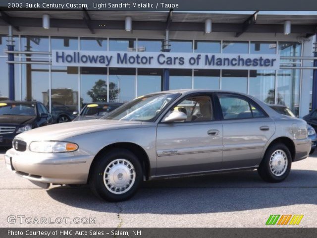 2002 Buick Century Custom in Light Sandrift Metallic