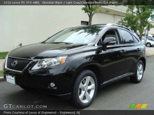 2010 Lexus RX 350 AWD in Obsidian Black