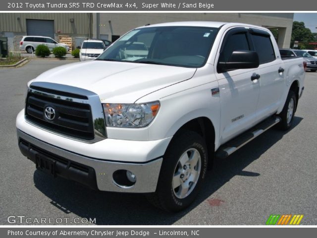 2012 Toyota Tundra SR5 TRD CrewMax 4x4 in Super White