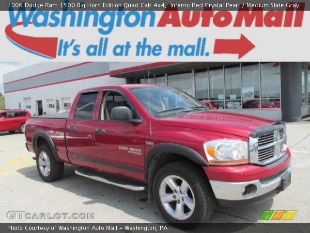 2006 Dodge Ram 1500 Big Horn Edition Quad Cab 4x4 in Inferno Red Crystal Pearl