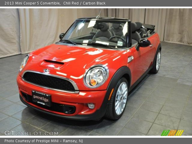 2013 Mini Cooper S Convertible in Chili Red