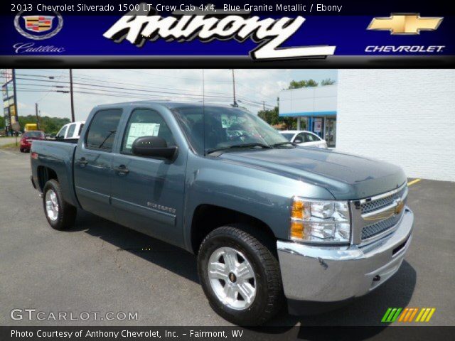 2013 Chevrolet Silverado 1500 LT Crew Cab 4x4 in Blue Granite Metallic