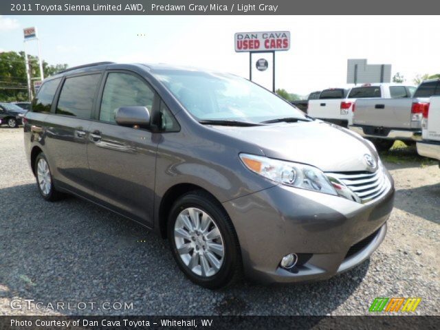 2011 Toyota Sienna Limited AWD in Predawn Gray Mica