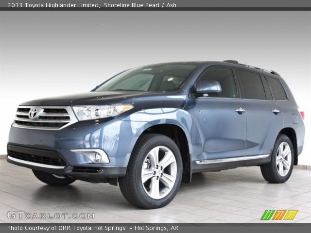 2013 Toyota Highlander Limited in Shoreline Blue Pearl