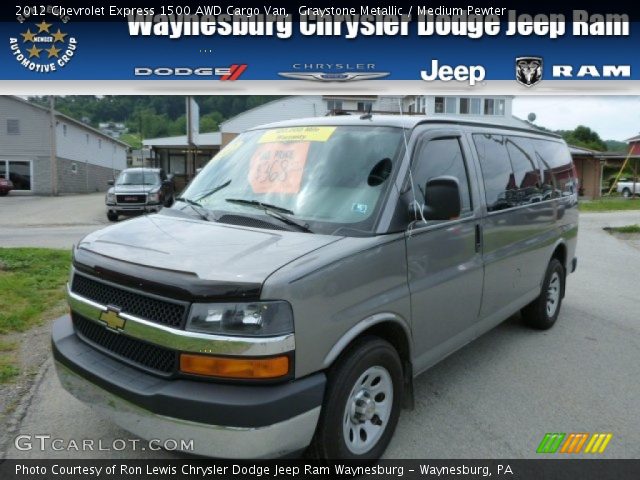 2012 Chevrolet Express 1500 AWD Cargo Van in Graystone Metallic