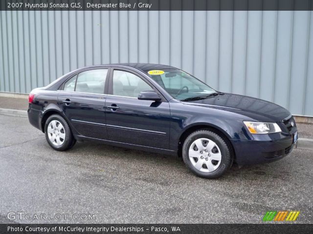 2007 Hyundai Sonata GLS in Deepwater Blue
