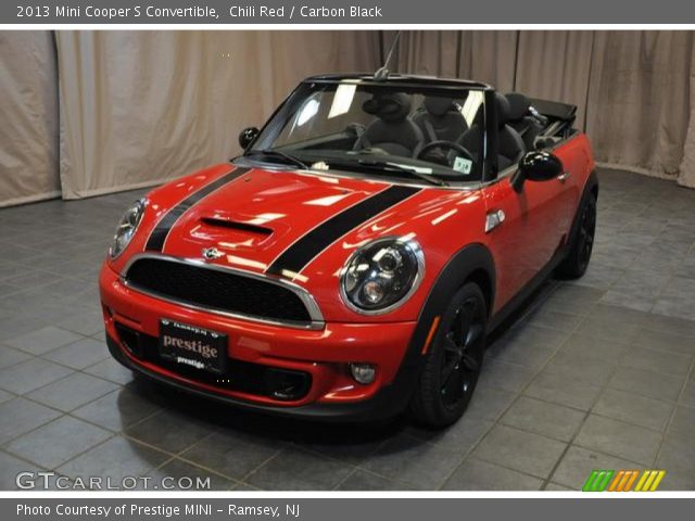 2013 Mini Cooper S Convertible in Chili Red