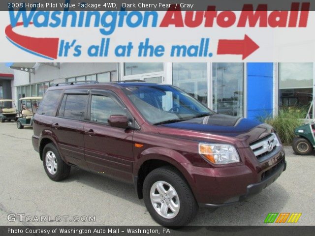 2008 Honda Pilot Value Package 4WD in Dark Cherry Pearl