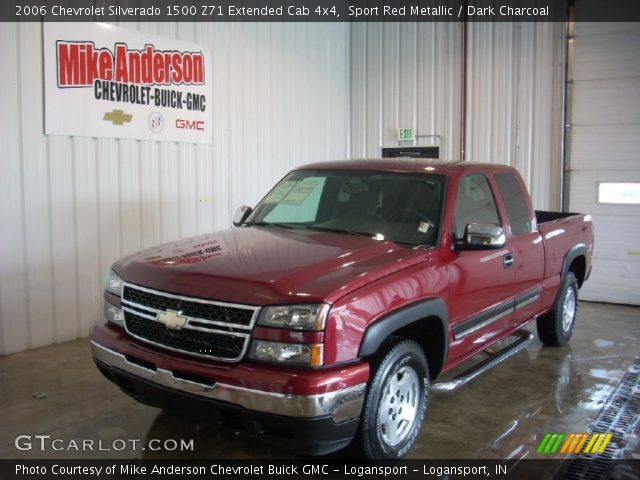 2006 Chevrolet Silverado 1500 Z71 Extended Cab 4x4 in Sport Red Metallic