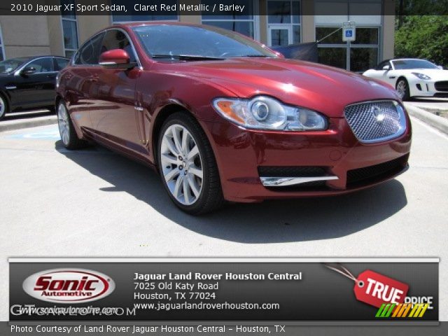 2010 Jaguar XF Sport Sedan in Claret Red Metallic