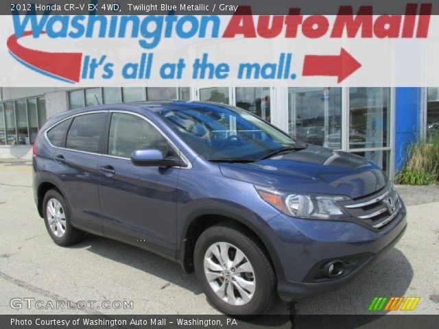 2012 Honda CR-V EX 4WD in Twilight Blue Metallic