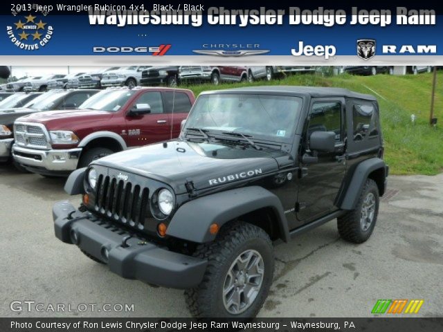 2013 Jeep Wrangler Rubicon 4x4 in Black