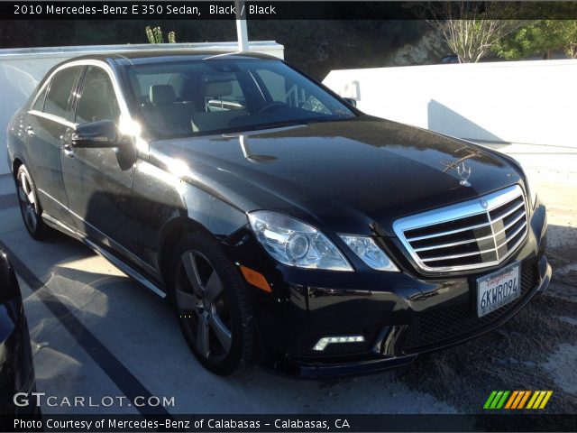 2010 Mercedes-Benz E 350 Sedan in Black