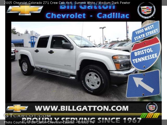 2005 Chevrolet Colorado Z71 Crew Cab 4x4 in Summit White