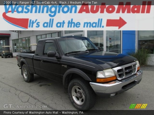 2000 Ford Ranger XLT SuperCab 4x4 in Black