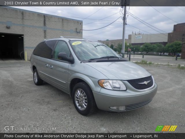 2003 Chrysler Town & Country Limited AWD in Satin Jade Pearl