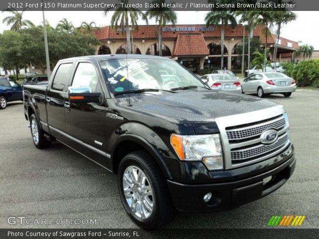 2012 Ford F150 Platinum SuperCrew in Tuxedo Black Metallic
