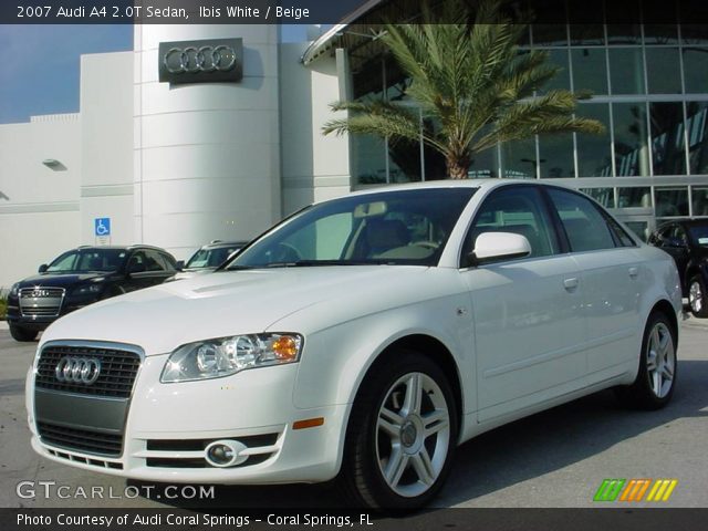 2007 Audi A4 2.0T Sedan in Ibis White