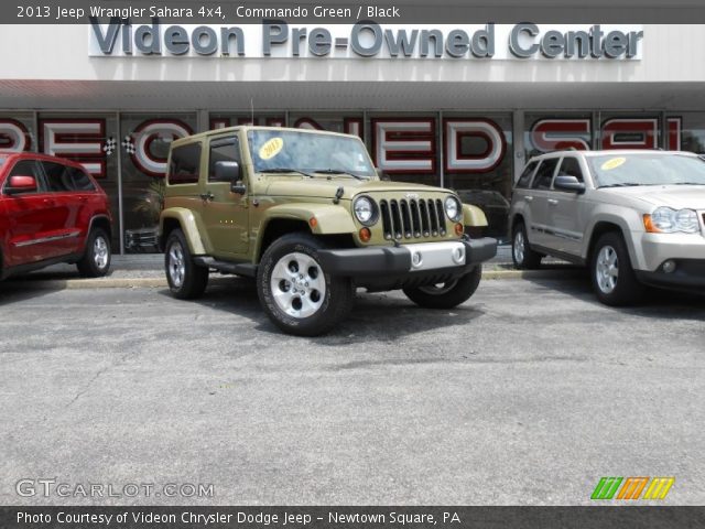 2013 Jeep Wrangler Sahara 4x4 in Commando Green
