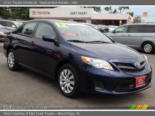 2012 Toyota Corolla LE in Nautical Blue Metallic