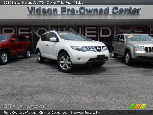 2010 Nissan Murano SL AWD in Glacier White Pearl