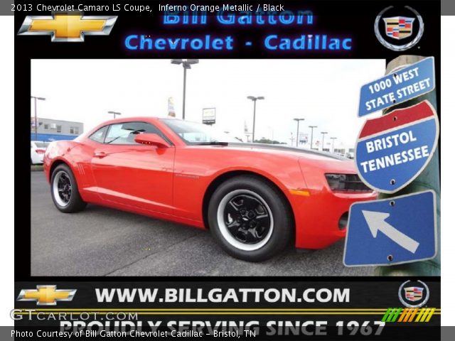 2013 Chevrolet Camaro LS Coupe in Inferno Orange Metallic