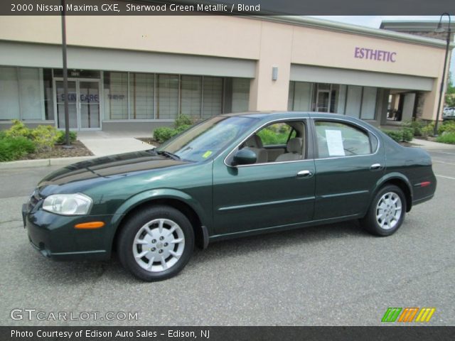 2000 Nissan maxima green #8