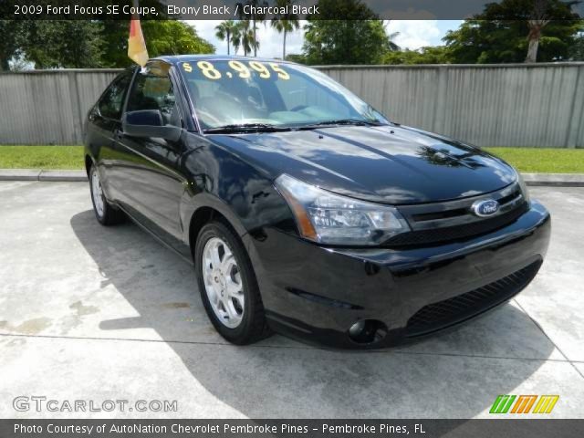 2009 Ford Focus SE Coupe in Ebony Black