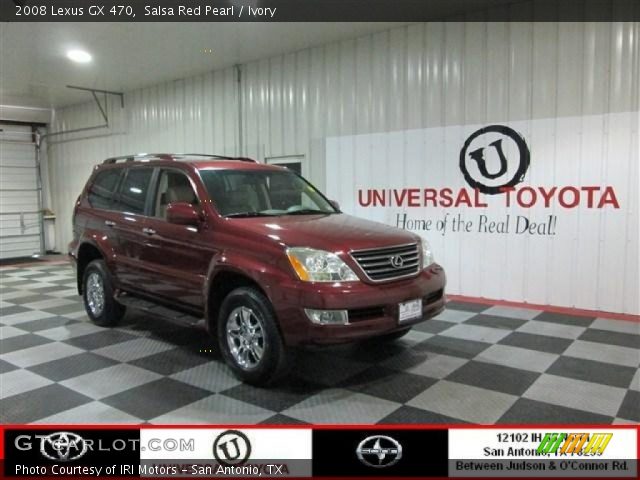 2008 Lexus GX 470 in Salsa Red Pearl