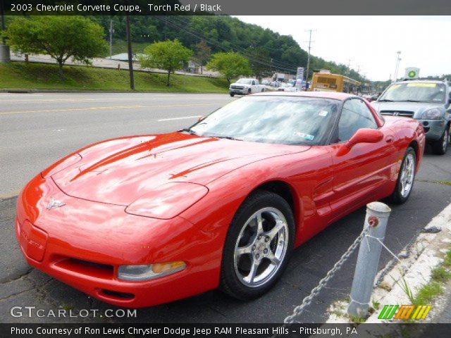 2003 Chevrolet Corvette Coupe in Torch Red