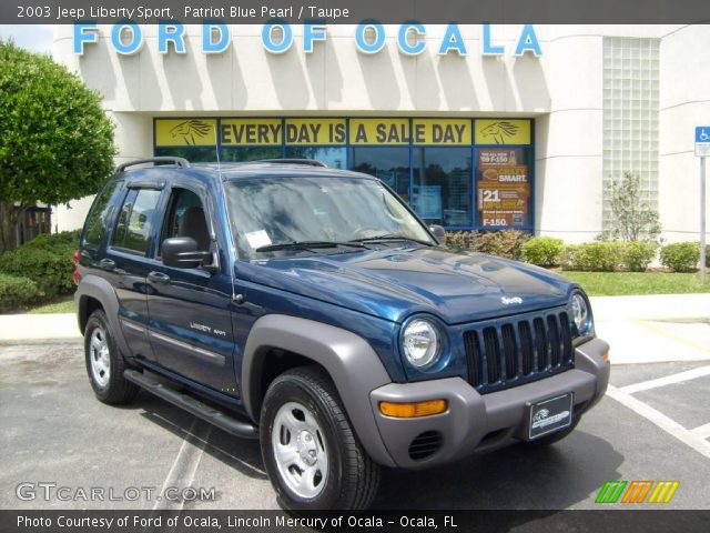 2003 Jeep Liberty Sport in Patriot Blue Pearl