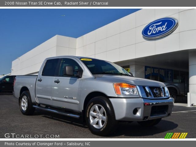 2008 Nissan Titan SE Crew Cab in Radiant Silver