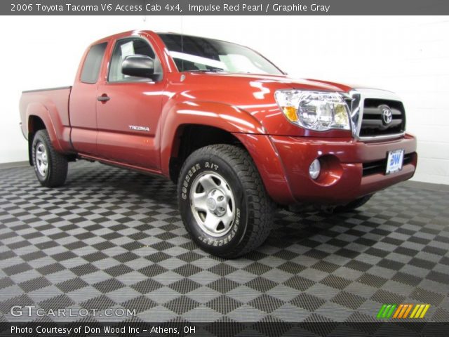 2006 Toyota Tacoma V6 Access Cab 4x4 in Impulse Red Pearl