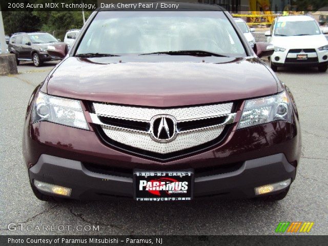 2008 Acura MDX Technology in Dark Cherry Pearl