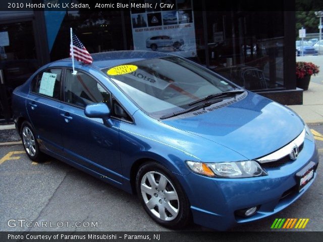 2010 Honda Civic LX Sedan in Atomic Blue Metallic