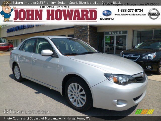 2011 Subaru Impreza 2.5i Premium Sedan in Spark Silver Metallic