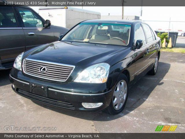 2003 Lexus LS 430 Sedan in Midnight Pine Pearl