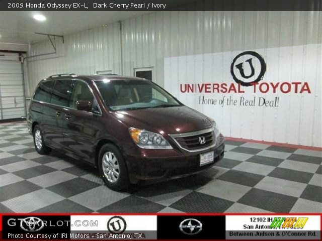 2009 Honda Odyssey EX-L in Dark Cherry Pearl