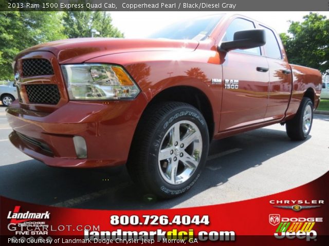 2013 Ram 1500 Express Quad Cab in Copperhead Pearl
