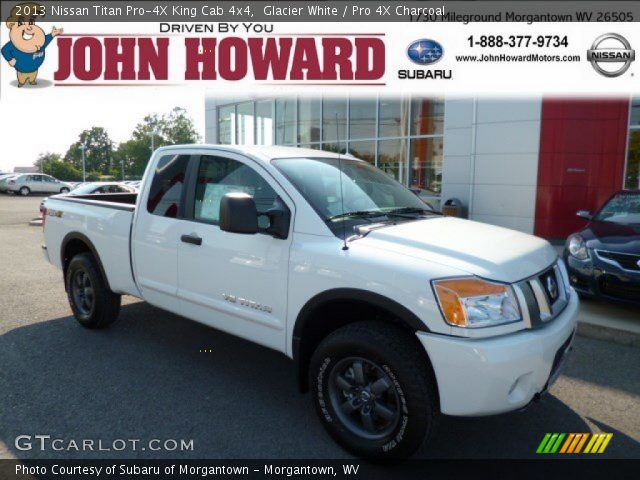 2013 Nissan Titan Pro-4X King Cab 4x4 in Glacier White